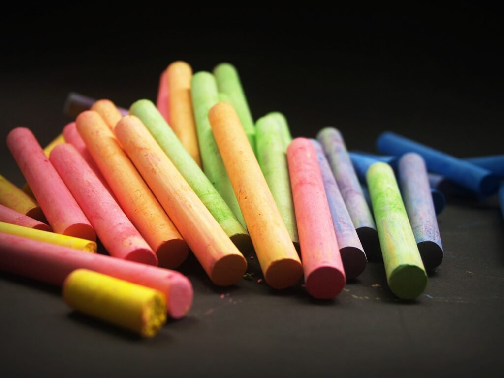 colored chalk